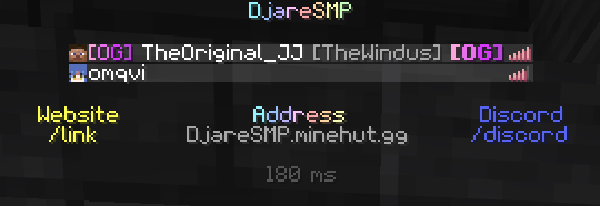 Example Server TAB config